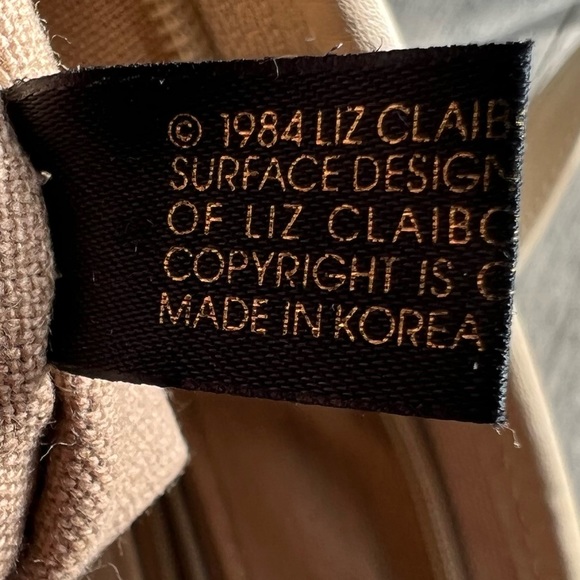 1984 Large Liz Claiborne Shoulder Bag - Picture 9 of 11